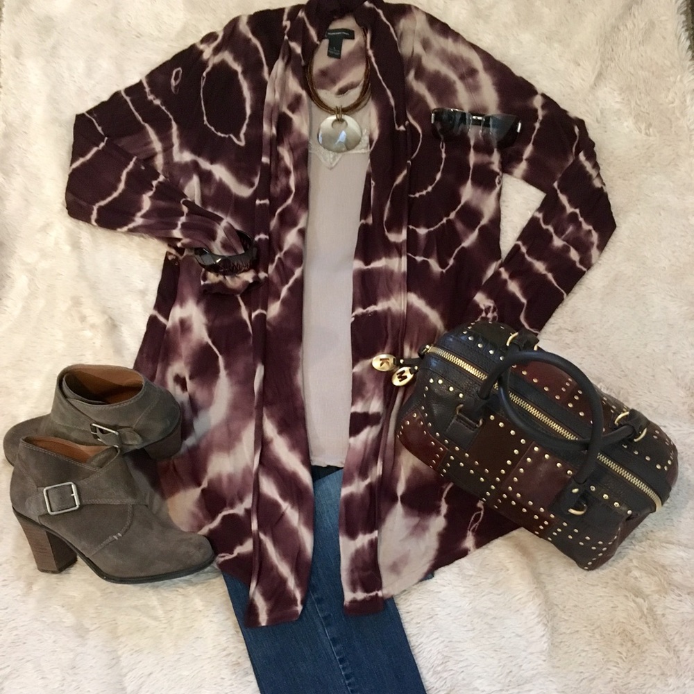 Tie-Dye Asymmetrical Sweater